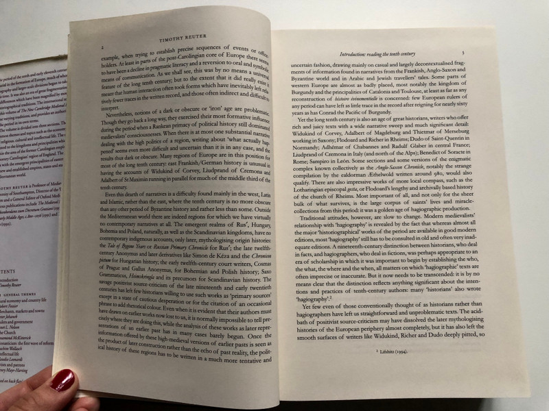 THE NEW CAMBRIDGE MEDIEVAL HISTORY III c.900-6.1024 / EDITED BY TIMOTHY REUTER / Cambridge University Press, 2000 / Hardcover (9780521364478)