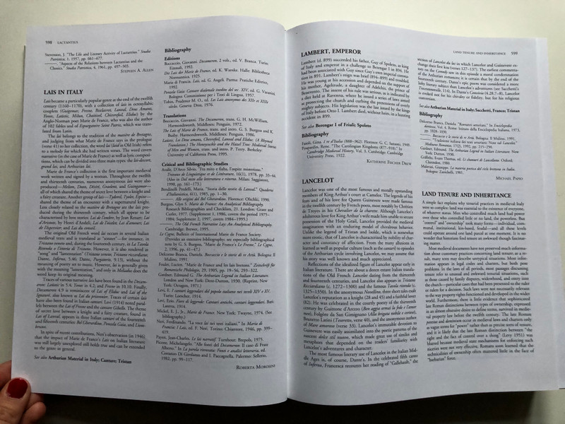 MEDIEVAL ITALY AN ENCYCLOPEDIA / Volume 2, L-Z INDEX / Christopher Kleinhenz, Editor / Routledge, 2003 / Hardcover (9780415939317)