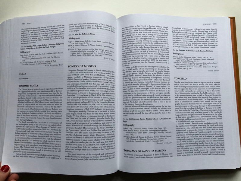 MEDIEVAL ITALY AN ENCYCLOPEDIA / Volume 2, L-Z INDEX / Christopher Kleinhenz, Editor / Routledge, 2003 / Hardcover (9780415939317)