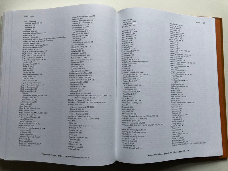 MEDIEVAL ITALY AN ENCYCLOPEDIA / Volume 2, L-Z INDEX / Christopher Kleinhenz, Editor / Routledge, 2003 / Hardcover (9780415939317)
