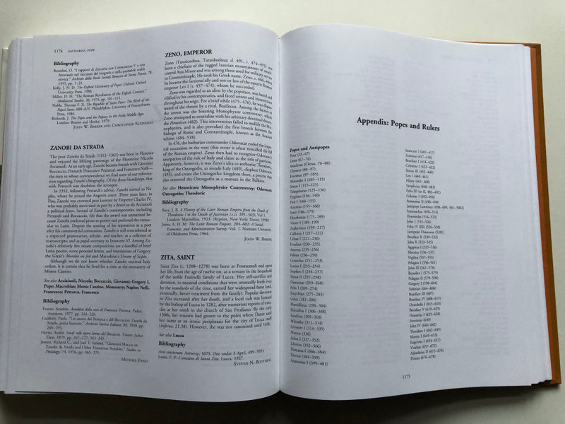 MEDIEVAL ITALY AN ENCYCLOPEDIA / Volume 2, L-Z INDEX / Christopher Kleinhenz, Editor / Routledge, 2003 / Hardcover (9780415939317)