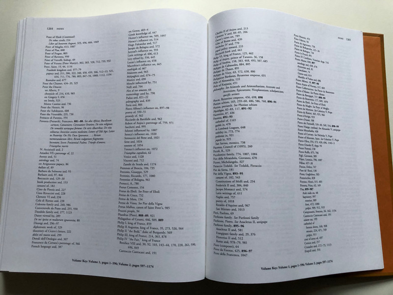 MEDIEVAL ITALY AN ENCYCLOPEDIA / Volume 2, L-Z INDEX / Christopher Kleinhenz, Editor / Routledge, 2003 / Hardcover (9780415939317)