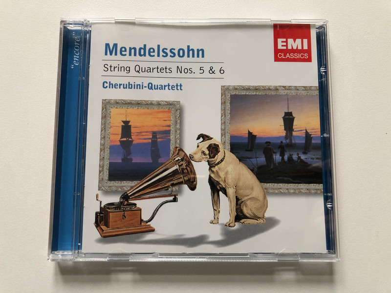 Mendelssohn: String Quartets Nos. 5 & 6 - Cherubini-Quartett / Encore / EMI Classics Audio CD 2004 Stereo / 724358610321