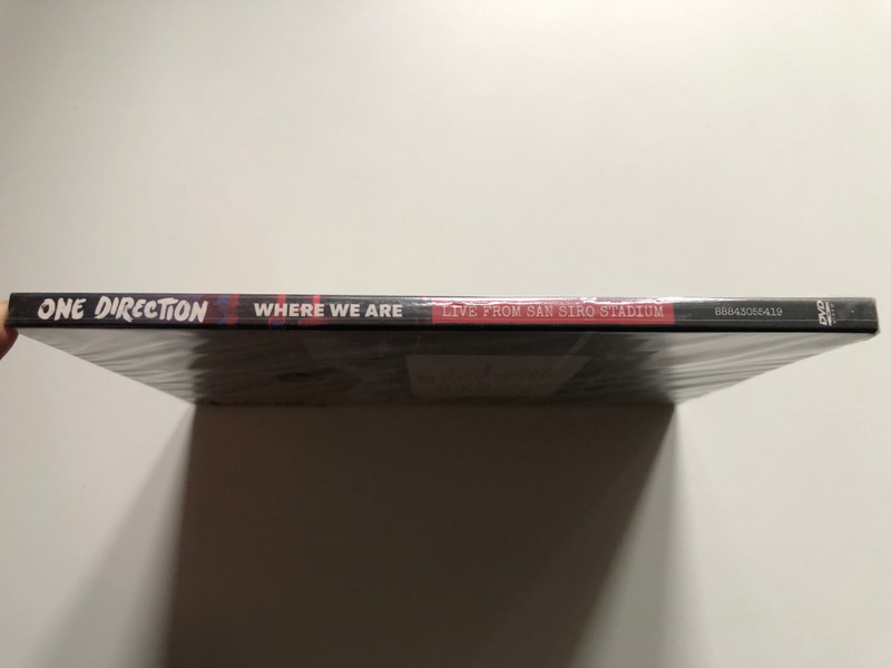 ONE DIRECTION - WHERE WE ARE / LIVE FROM SAN SIRO STADIUM / FEATURES THE FULL CONCERT PLUS EXCLUSIVE BACKSTAGE BONUS CONTENT / DVD Video (0888430554191)