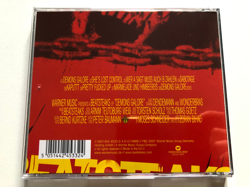 Beatsteaks - Demons Galore; She's Lost Control; Wer A Sagt Muss Auch B Zahlen; Sabotage; Kaputtt; Pretty Fucked Up; Marmelade Und Himbeereis; Demons Galore Video / Warner Music Group Central Europe Audio CD 2007 / 5051442-4533-2-4
