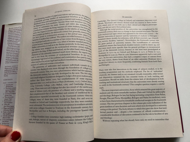 THE NEW CAMBRIDGE MEDIEVAL HISTORY / Volume VI c.1300-c.1415 / EDITED BY MICHAEL JONES / CAMBRIDGE UNIVERSITY PRESS / Hardcover (9780521362900)
