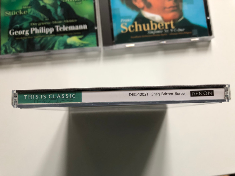 This Is Classic - Antonio Vivaldi, Wolfgang Amadeus Mozart, Johann Sebastian Bach, Georg Philipp Telemann, Franz Schubert, Edvard Grieg, Benjamin Britten, Samuel Barber / Denon 5x Audio CD, Box Set 1996 / DEG-100353-39