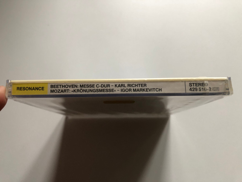 Beethoven: Messe C-Dur, Mozart: ''Kronugsmesse'' - Karl Richter, Igor Markevitch / Deutsche Grammophon Resonance / Deutsche Grammophon Audio CD Stereo / 429 510-2