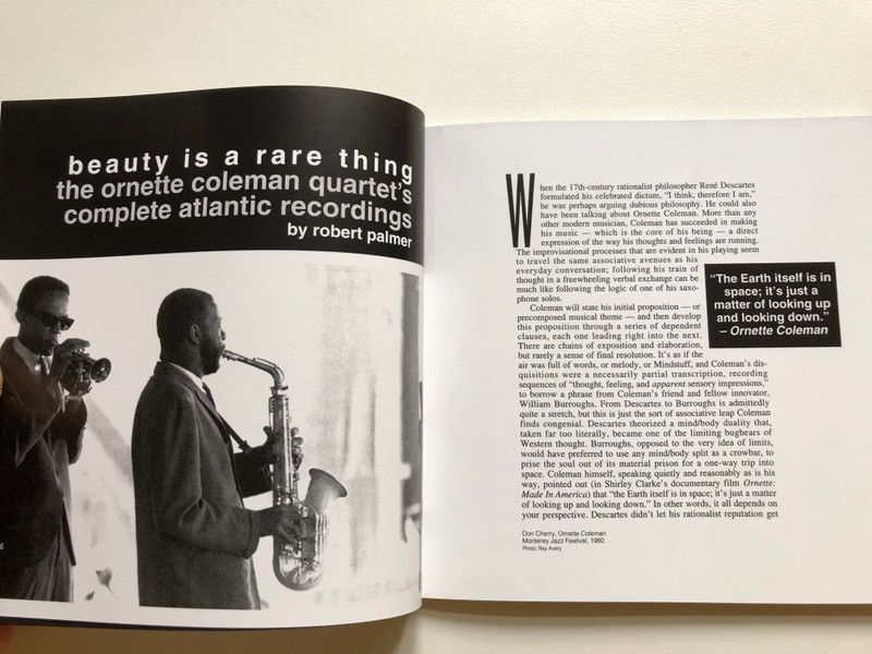 Ornette Coleman – Beauty Is A Rare Thing: The Complete Atlantic Recordings / Rhino Records 6x Audio CD, Box Set 1993 / 0081227956196