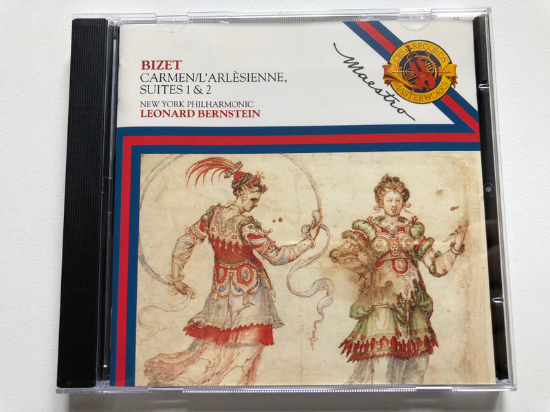 Bizet - Carmen; L'arlésienne, Suites 1 & 2 - New York Philharmonic, Leonard Bernstein / Maestro / CBS Masterworks Audio CD / MYK 42524