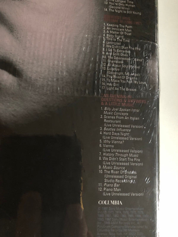 Billy Joel - The Complete Hits Collection: 1973-1997 / Limited Edition / Special Deluxe Package Includes: Greatest Hits Volumes I & II - 20-bit digitally remastered for the first time; Greatest Hits Volume III / Columbia 4x Audio CD 1997 / CXK 68007 (074646800720)