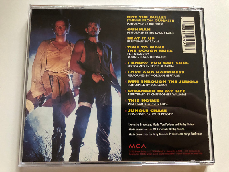 Gunmen (Music From The Original Motion Picture Soundtrack) - Christopher Lambert + Mario Van Peebles / MCA Records Audio CD 1993 / MCD 10708