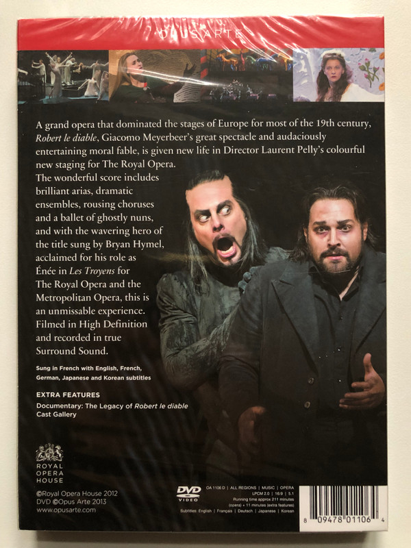 Meyerbeer Robert le diable  ROYAL OPERA CHORUS  ORCHESTRA OF THE ROYAL OPERA HOUSE  Opus Arte (809478011064) 