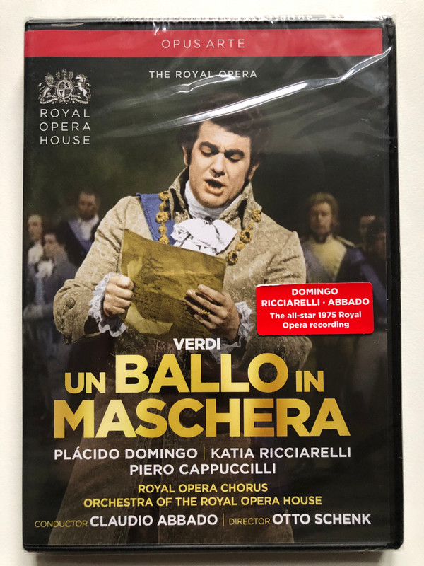 Giuseppe Verdi Un ballo in maschera  ROYAL OPERA CHORUS  ORCHESTRA OF THE ROYAL OPERA HOUSE  Opus Arte (809478012368)
