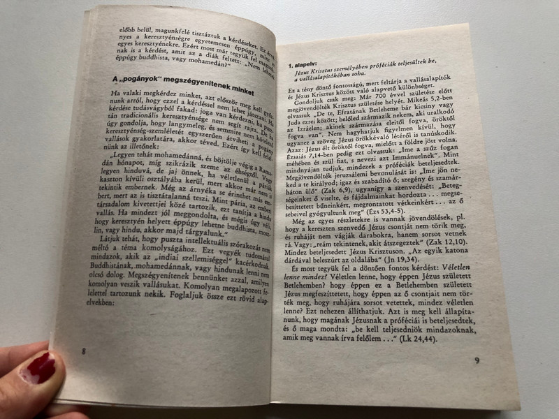 Jézus Krisztus vagy Buddha, Mohamed, hinduizmus / Mit jelent ez: én hiszek / Dr. Gerhard Bergmann / Primo Evangéliumi Kiadó