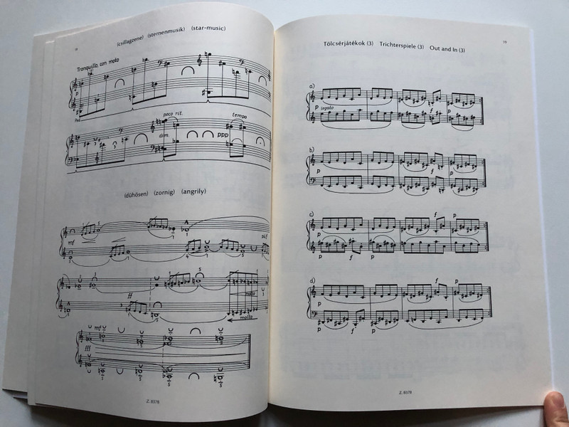 KURTAG - JÁTÉKOK VOL. 2 / Gyorgy Kurtag / Partition classique Piano / Editio Musica Budapest / Paperback (9790080083789)