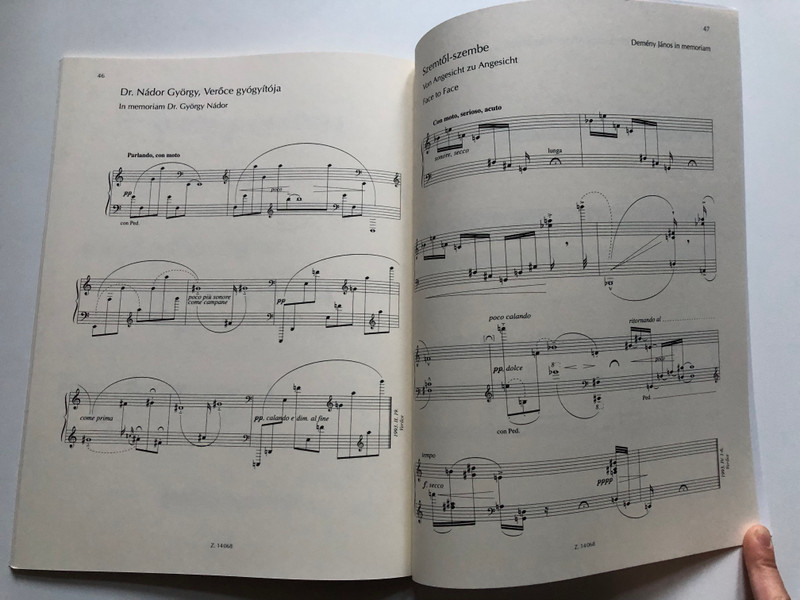 KURTAG - JATEKOK / SPIELE 6 PIANO / zongorára - für Klavier - for piano / EDITIO MUSICA BUDAPEST / Z. 14 068 / Paperback (9790080140680)