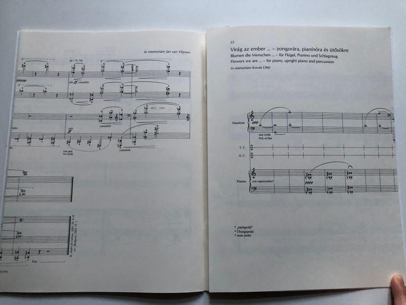 KURTÁG - JÁTÉKOK SPIELE GAMES VIII / for piano duet and for two pianos / Universal Music Publishing / Editio Musica Budapest / Z. 14 591 / Paperback (9790080145913)