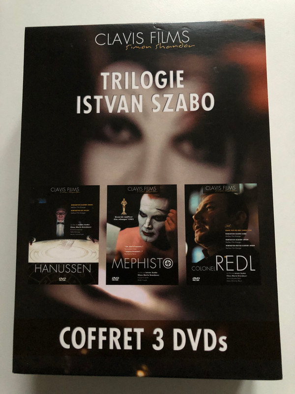 HANUSSEN, MEPHISTO, COLONEL REDL / TRILOGIE - ISTVAN SZABO / COFFRET 3 DVDs / CLAVIS FILMS - simon shandor / DVD Video (3700246901341)