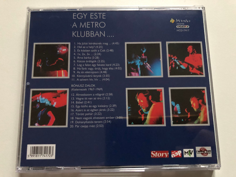 Egy Este A Metro Klubban - ...Keszult Ez A Felvetel, Szombat Este, Azok Szamara, Akik Kintrekedtek / Mambo Records Audio CD / HDCD17417