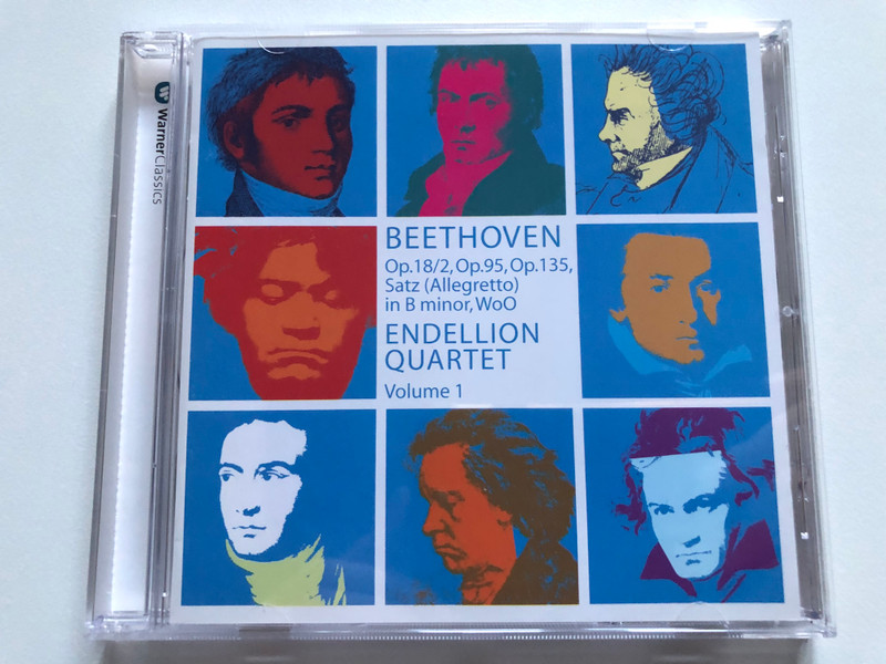 Beethoven: Op. 18/2, Op. 95, Op. 135, Satz (Allegretto) in B minor, WoO - Endellion Quartet / Volume 1 / Warner Classics Audio CD 2005 / 2564 62161-2