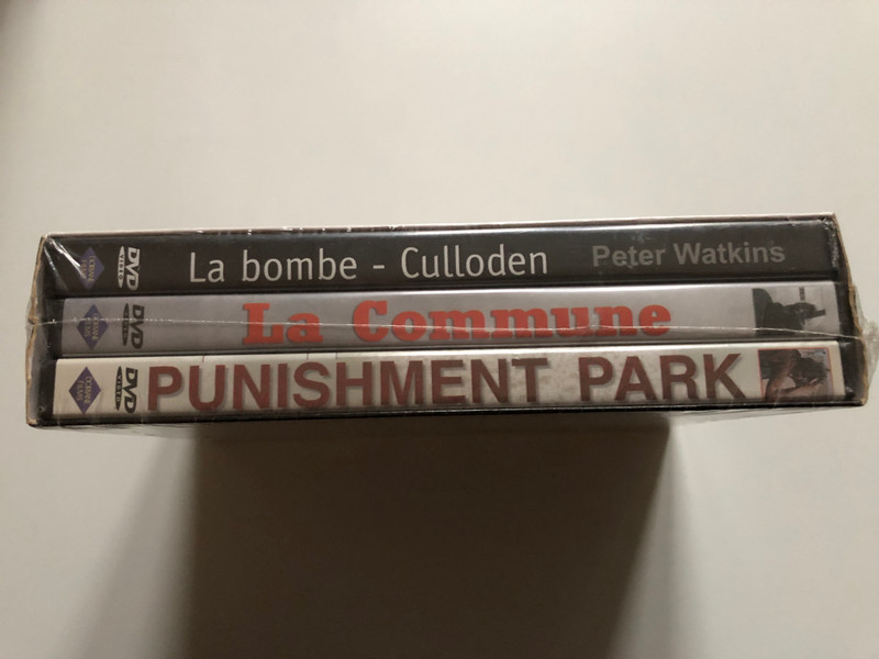 4 films de Peter Watkins / Culloden, La Bombe, La Commune, Punishment Park / Doriane Films présente / 4 DVD Video (3700246900450)