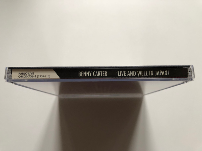 Benny Carter – 'Live And Well In Japan! / Original Jazz Classics Audio CD 1992 Stereo / OJCCD-736-2