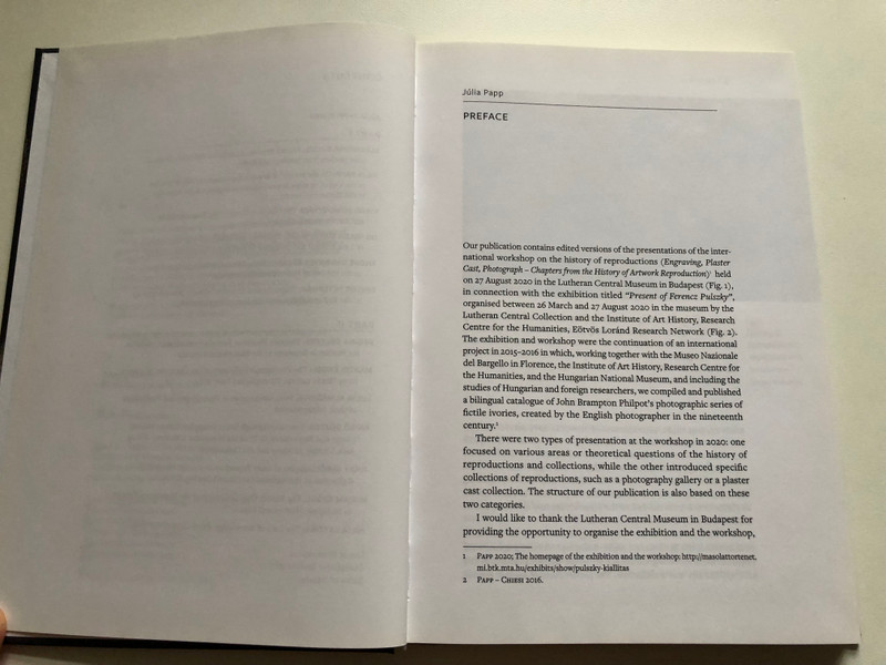Engraving, Plaster Cast, Photograph / Chapters from the History of Artwork Reproduction / Edited by: Júlia Papp / ELKH Eötvös Loránd Research Network, 2021 / Hardcover (9789634162841) 