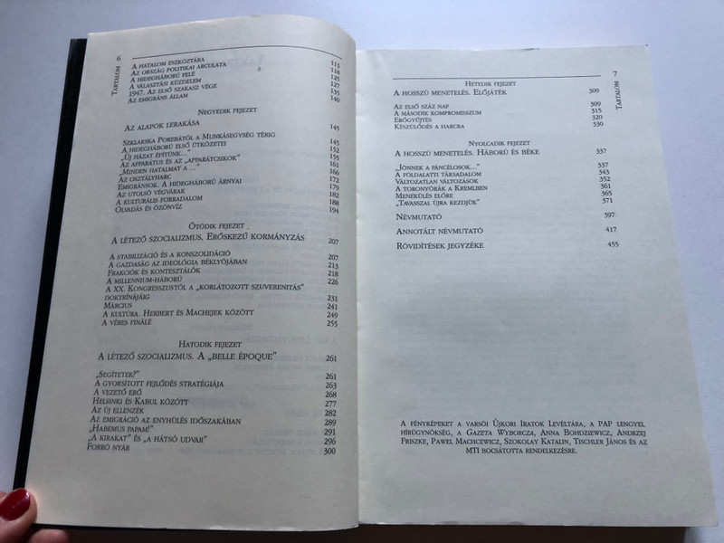 Lengyelország történetéből 1939-1989 / Andrzej Paczkowski / 1956-os Intézet, 1997 / Paperback (9789630474832)