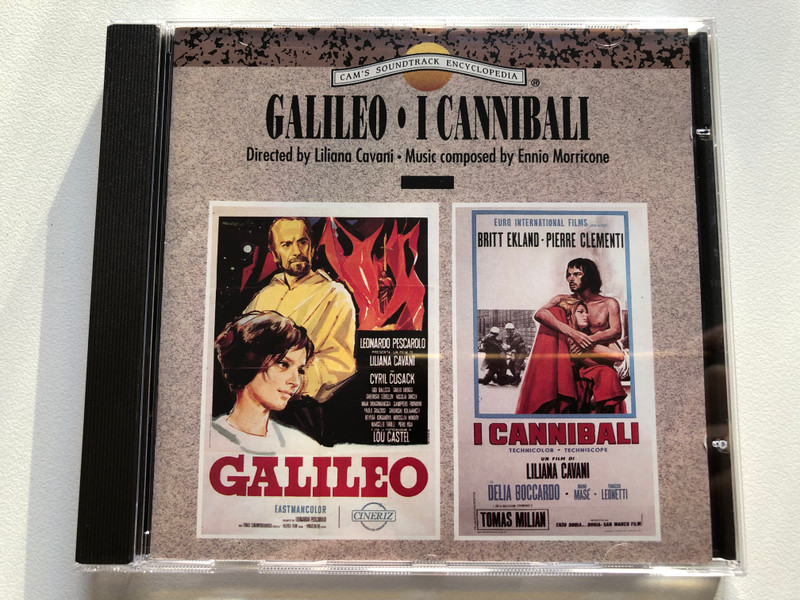 Galileo; I Cannibali - Directed by Liliana Cavani, Music Composed by Ennio Morricone / Cam's Soundtrack Encyclopedia / CAM Audio CD 1992 / CSE 055