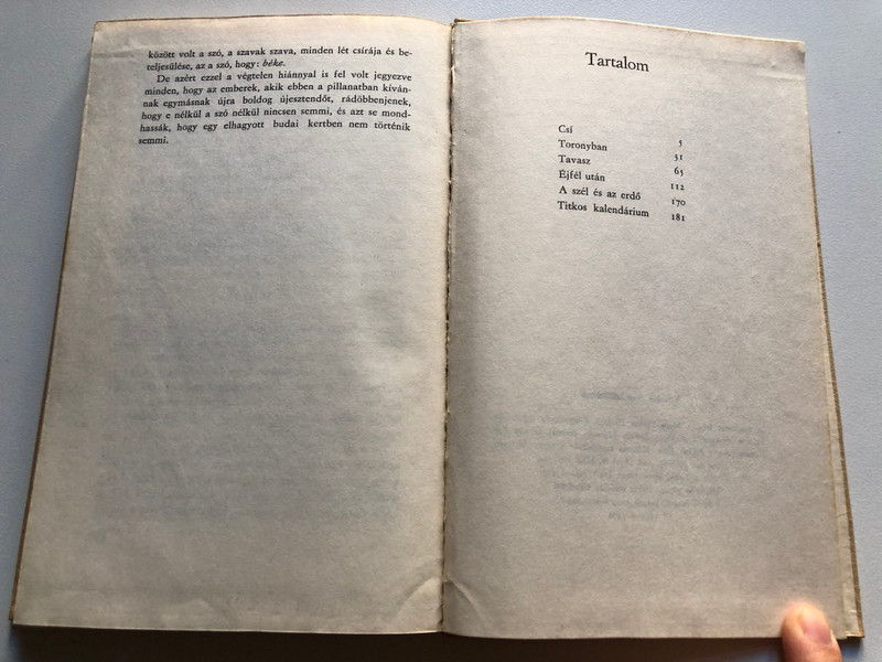 FEKETE ISTVÁN - Csí / ÉS MÁS ELBESZÉLÉSEK / MORA FERENC KÖNYVKIADÓ BUDAPEST, 1974 / Hardcover