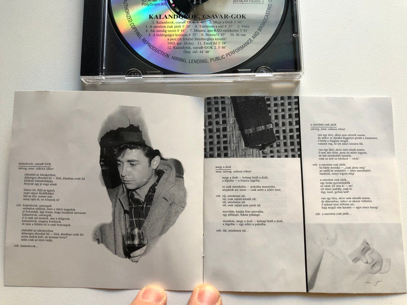 R-GO – Kalandorok, Csavar-gok / Phonogram Audio CD 1993 / 100 101-2