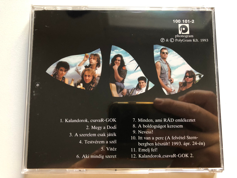 R-GO – Kalandorok, Csavar-gok / Phonogram Audio CD 1993 / 100 101-2