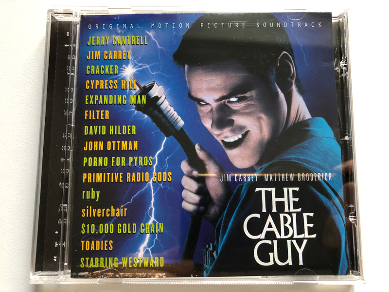 The Cable Guy (Original Motion Picture Soundtrack)– Jerry Cantrell, Jim Carrey, Cracker, Cypress Hill, Expanding Man, Filter, David Hlider, John Ottman, Porno For Pyros, Primitive Radio Gods, ruby, silverchair / Work Audio CD 1996 / 484153 2