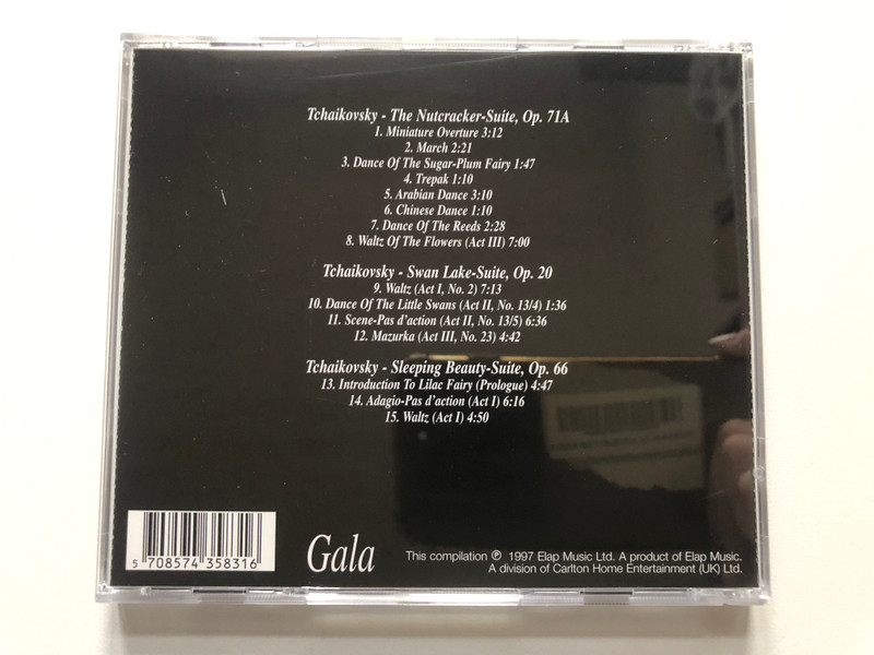 An Evening At The Ballet - The Greatest Ballet Music / Elap Music Audio CD 1997 / 5831CD