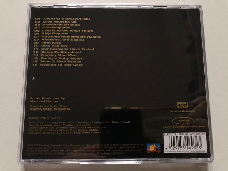 Antwone Fisher (Original Motion Picture Soundtrack) - Music By Mychael Danna / Superb Records Audio CD 2003 / 0146932ERE