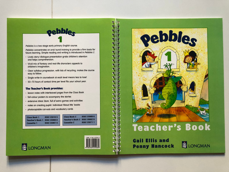 Pebbles Teacher's Book 1  Gail Ellis and Penny Hancock  Longman  Paperback 9780582259089