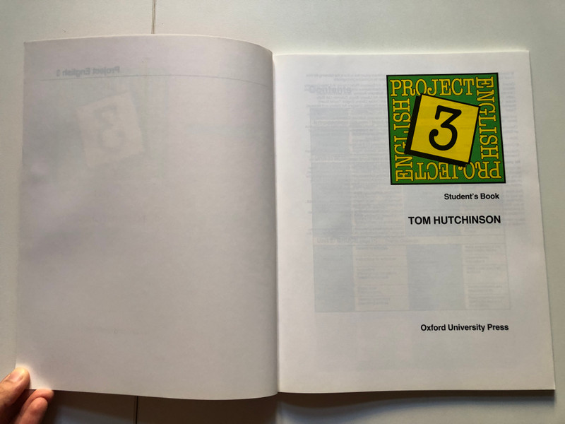 Project English 3: Student's Book / Tom Hutchinson / Oxford University Press España, S.A., 1999 / Paperback (9780194354394)