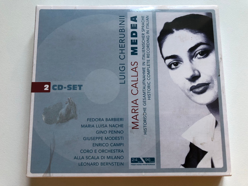 Luigi Cherubini: Medea - Maria Callas, Fedora Barbieri, Maria Luisa Nache, Gino Penno, Giuseppe Modesti, Enrico Campi, Coro E Orchestra Alla Scala Di Milano, Leonard Bernstein / Documents 2x Audio CD 2005 / 222388-311