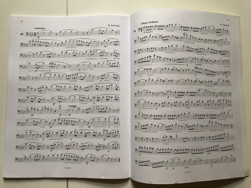 Ausgewählte Etüden Band 1 für Posaune / Makovecz / Selected Studies for trombone / VÁLOGATOTT ETŰDÖK harsonára / Editio Musica Budapest Z. 14 143 / Paperback (9790080141434)
