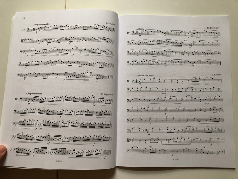 Ausgewählte Etüden Band 1 für Posaune / Makovecz / Selected Studies for trombone / VÁLOGATOTT ETŰDÖK harsonára / Editio Musica Budapest Z. 14 143 / Paperback (9790080141434)