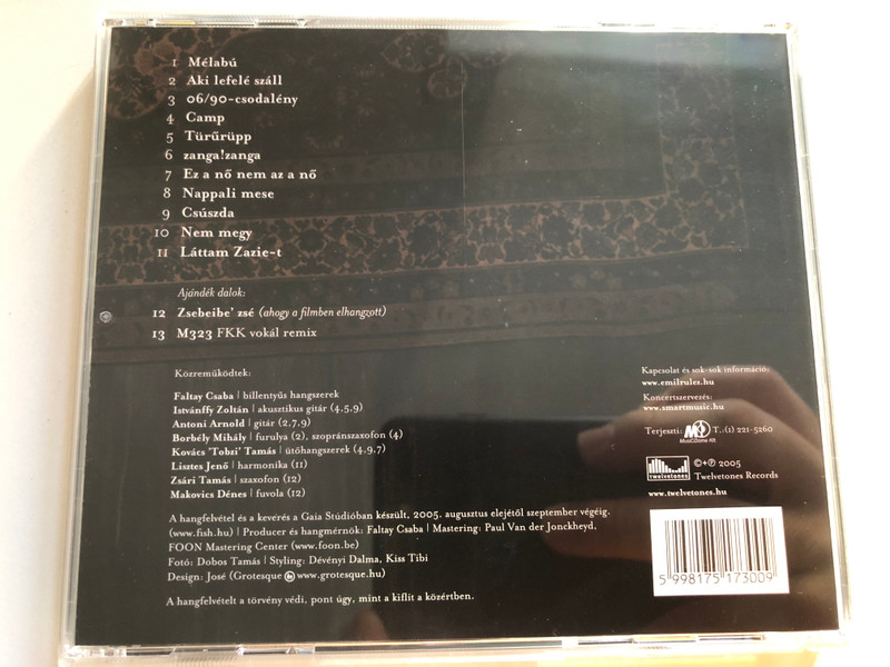 Emil.RuleZ! – Zanga!Zanga / Twelvetones Records Audio CD 2005 / TW 01 2005 2