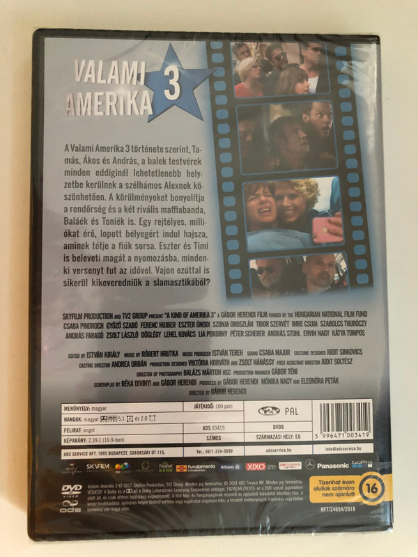 VALAMI AMERIKA 3 / Hernádi Gábor Filmje / ads / DVD Video (5996471003419) 