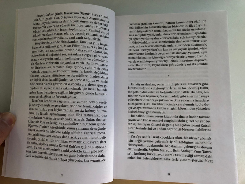 İLK HRİSTİYANLARIN DUALARI / ADALBERT HAMMAN / Aziz Antuan Yansimalari / F. Brouty, J. Fayard et Cie, 1952 / Paperback (9786056516306) 