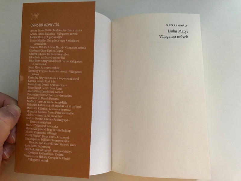 Lúdas Matyi - Válogatott művek / Fazekas Mihály / Osiris Kiadó és Szolgáltató Kft., 2023 / Paperback (9789632764818)