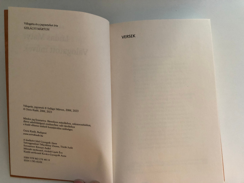 Lúdas Matyi - Válogatott művek / Fazekas Mihály / Osiris Kiadó és Szolgáltató Kft., 2023 / Paperback (9789632764818)