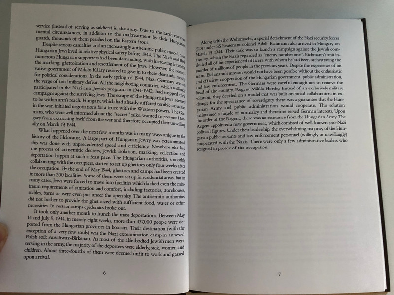 DROP IN THE OCEAN / A Hungarian Policeman in the Holocaust / THE STORY OF DEZSŐ MAGYAR / LÁSZLÓ CSŐSZ / Hardcover (9789631213225)
