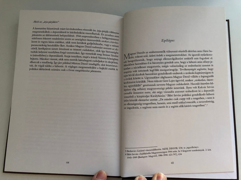 DROP IN THE OCEAN / A Hungarian Policeman in the Holocaust / THE STORY OF DEZSŐ MAGYAR / LÁSZLÓ CSŐSZ / Hardcover (9789631213225)