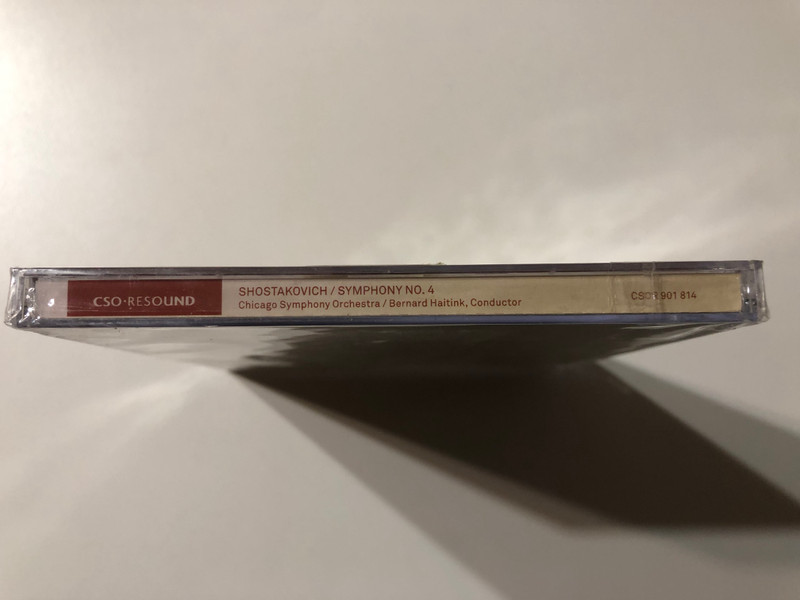 Shostakovich 4 - Chicago Symphony Orchestra, Bernard Haitink / CSO Resound Audio CD + DVD CD 2008 / CSOR 901 814