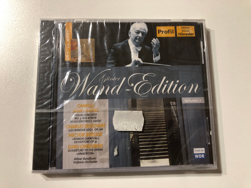 Günter Wand-Edition Volume 7 - Camille Saint-Saëns: Violin Concerto No. 3 In B Minor, Charles Koechlin: ''Les Bandar-Log'' Op. 176, Hector Berlioz: ''Roman Carnival'' Ouverture Op. 9 / Profil Edition Günter Hänssler Audio CD 2005 / PH05007